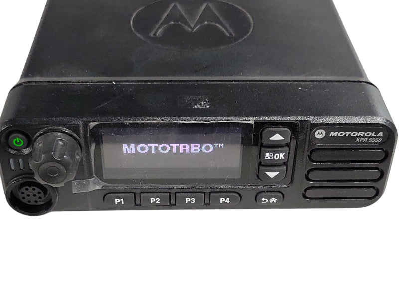 Motorola XPR5550 AAM28QNN9KA1AN mobile radio, SEE DETAIL Q_