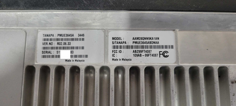 Motorola XPR5550 AAM28QNN9KA1AN mobile radio, SEE DETAIL Q_