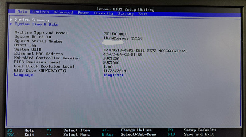 Lenovo ThinkServer TS150 | Xeon E3-1230 v5 @ 3.40GHz, 32GB DDR4, Quadro 600