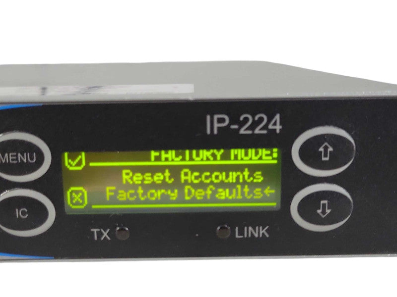 TELEX IP-224 Dual IP Remote Adapter Panel Q_