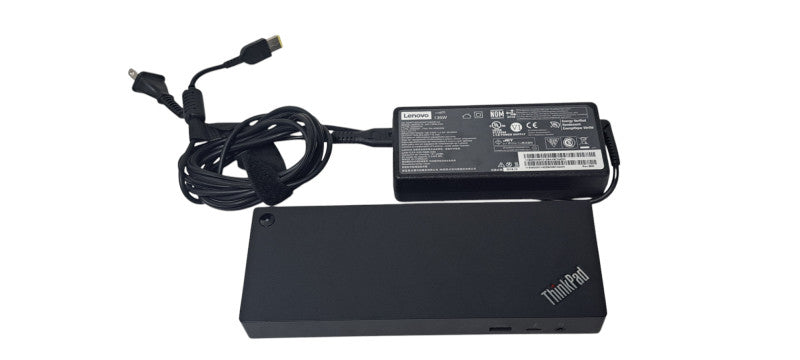 Lenovo DK1841 40AN ThinkPad Thunderbolt 3 Workstation Dock  W/Adapter