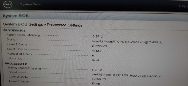 Dell R630 1U 8x 2.5", H730P Mini 2 Xeon E5-2620 v3@2.4GHz, 64GB, 2x 750W