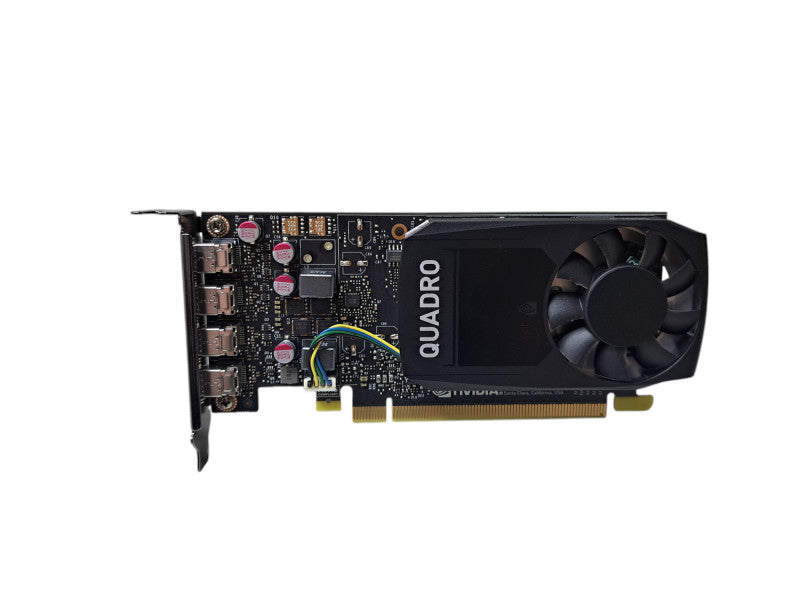 NVIDIA Quadro P1000 | 4GB GDDR5 Low Profile Graphics Card | 4x MiniDP