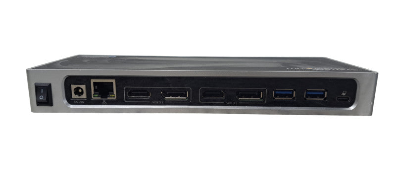 StarTech DK30A2DH Dual 4K Universal Docking Station USB 3.0 W/ Power Adapter