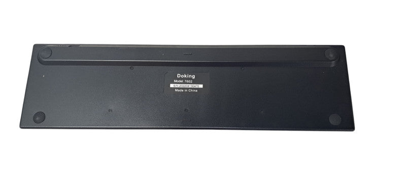 Wireless Bluetooth Thin  Keyboard 7 Color Backlit Docking 7602 Q