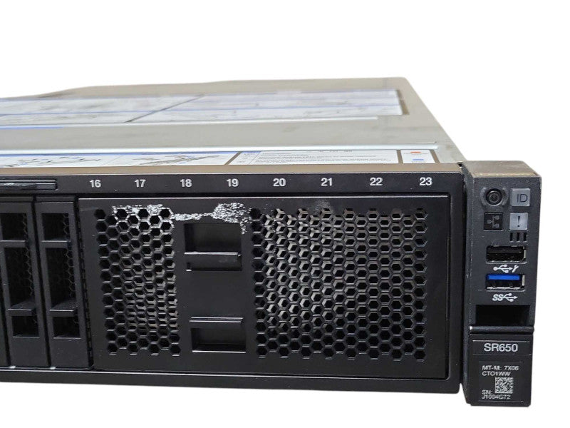 Lenovo ThinkSystem SR650, 1x Bronze 3106 1.70GHz, 64GB, 930-16i 4GB, 4x 900GB _