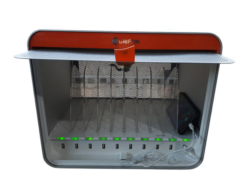 Griffin MultiDock MOD 37287 10-Bay USB Charging Bay, Phone Charger | READ DSC
