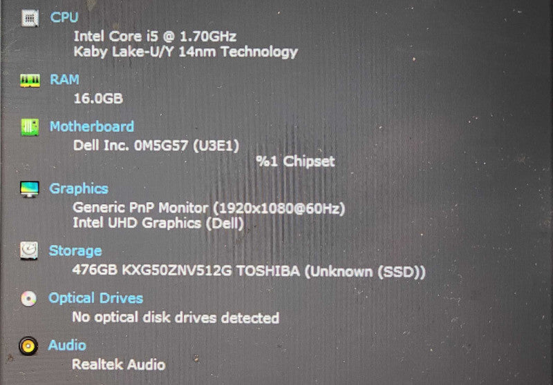 Dell Latitude 7410, Intel i5-10310U 1.70GHz, 16GB RAM, 512GB NVMe, READ  Lap200