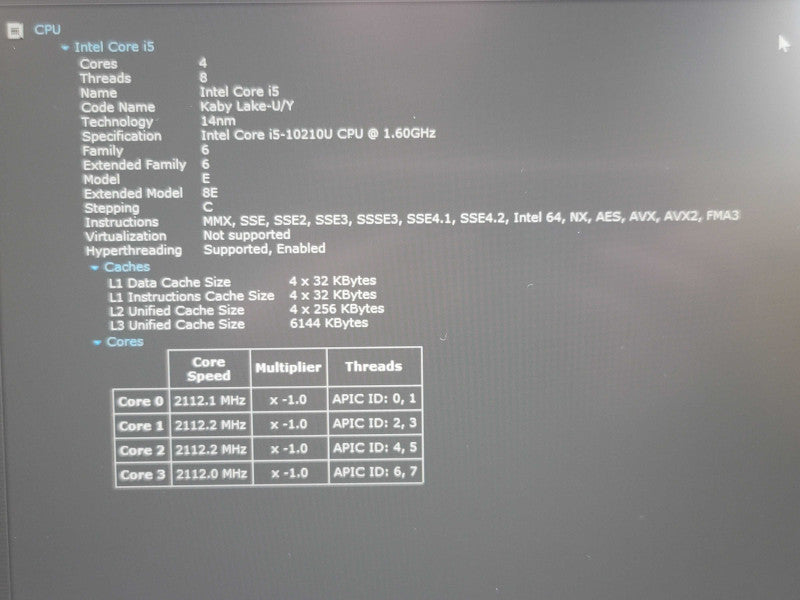 Lenovo ThinkPad T490| i5-10210U| 16GB DDR4| 256GB SSD | READ  β Lap200