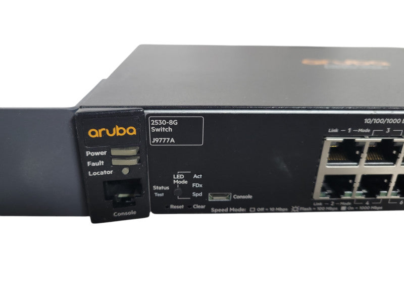 HP Aruba J9777A 2530-8G 8 Port Gigabit Ethernet Network Switch !