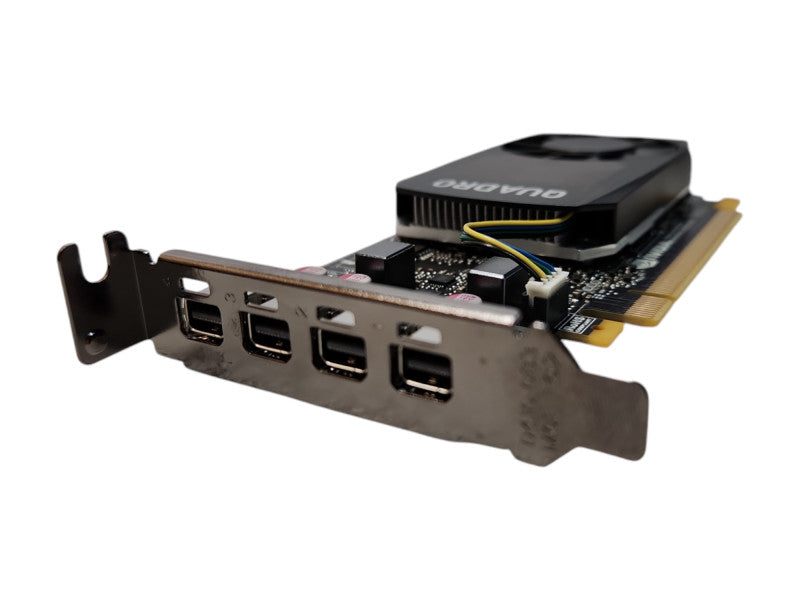 NVIDIA Quadro P1000, 4GB GDDR5 Low Profile Graphics Card, 4x MiniDP