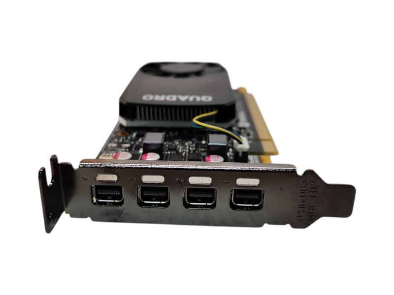 NVIDIA Quadro P1000, 4GB GDDR5 Low Profile Graphics Card, 4x MiniDP