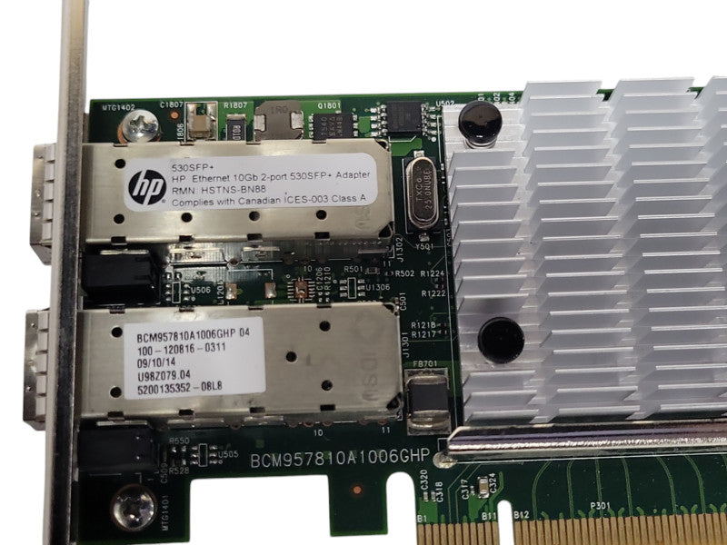 HP 656244-001 10GB ethernet adapter full height bracket _