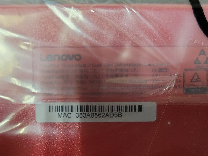 Open-Box Lenovo ThinkPad Thunderbolt 3 Dock Gen 2/ Workstation Dock _