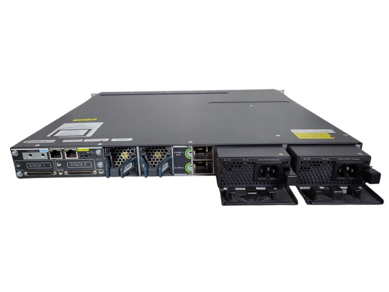 Cisco WS-C3750X-48PF-S V04 | 48-Port Gigabit PoE+ Switch w/ C3KX-NM-1G !