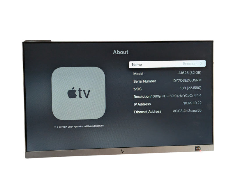 Apple TV HD (4th generation) 32GB A1625 -