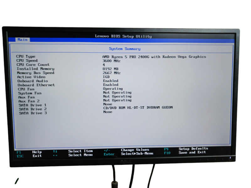 Lenovo ThinkCentre M725s Ryzen 5 Pro 2400G 3.6GHz 8GB RAM Q
