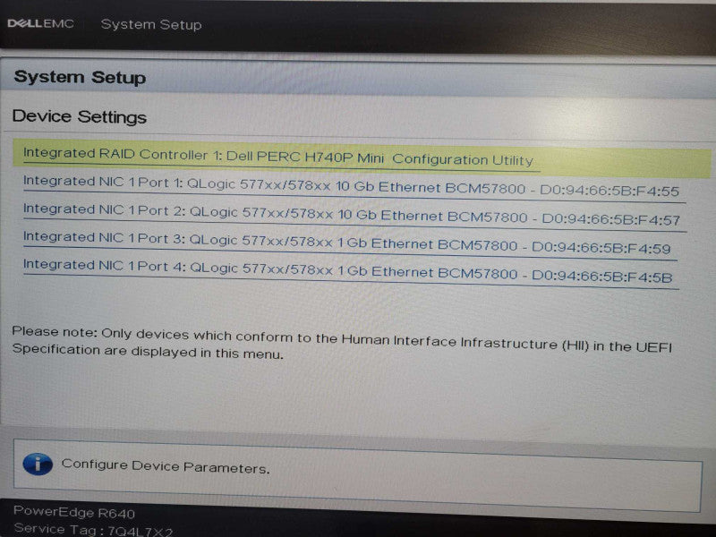 Dell PE R640 1U 2.5" | 2x Xeon Gold 6152 | 64GB DDR4 | No HDD | H740P Mini !
