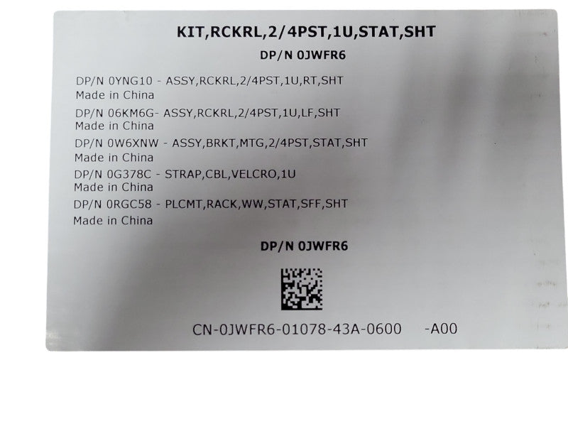 New For Dell PowerEdge R210 R220 R310 R410 Server 1U Ready Rail Kit 0JW _