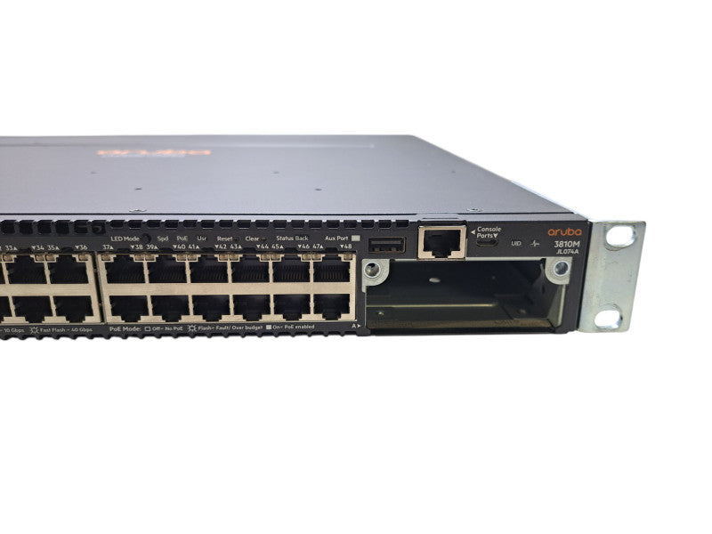 HPE Aruba 3810M JL074A | 48-Port Gigabit PoE+ 1-Slot Switch | 2x PSU