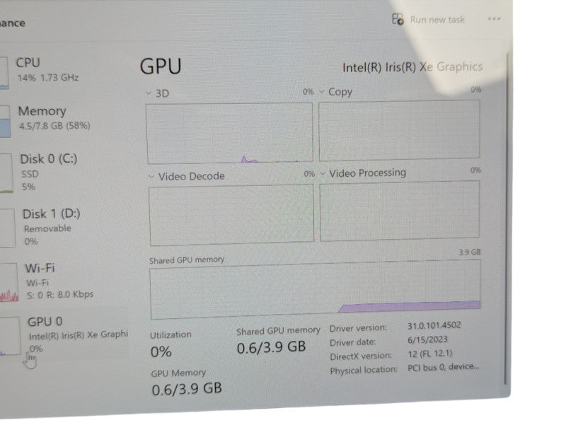 Surface Pro 7+ 1960 Intel Core i5-1135G7 8GB RAM & 128GB Storage  - Lap200