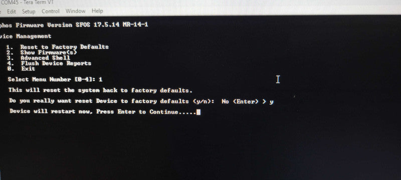 Sophos XG 210 Rev 3 Rackmount 1U 8-Port Network Security Firewall _
