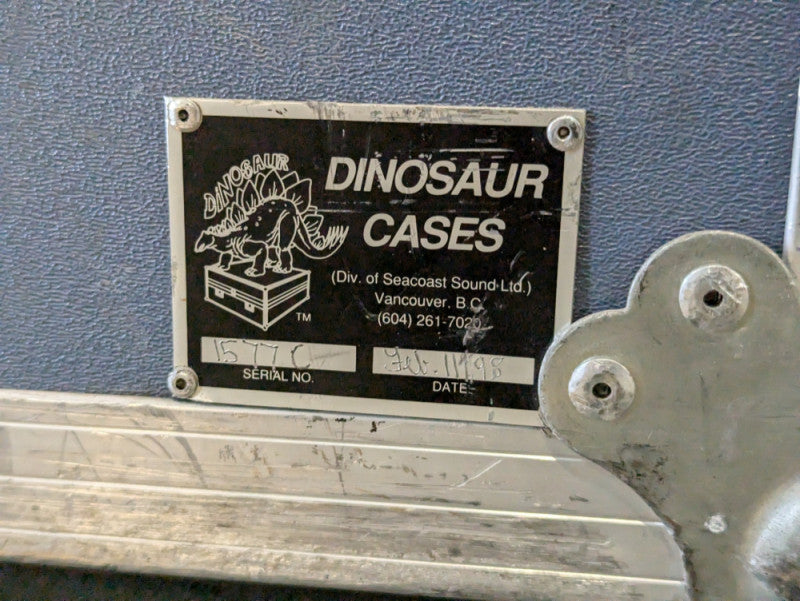 Dinosaur Cases with wheels 3 x 2 x 1 feet  -