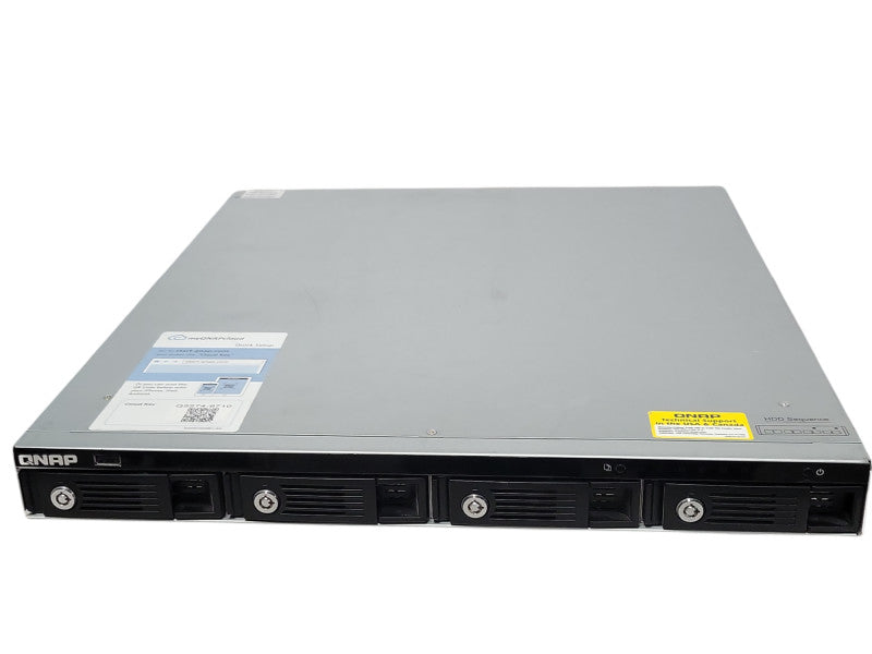 QNAP TS-431U 4-Bay NAS STORAGE SERVER 4x HDD Caddies, READ _