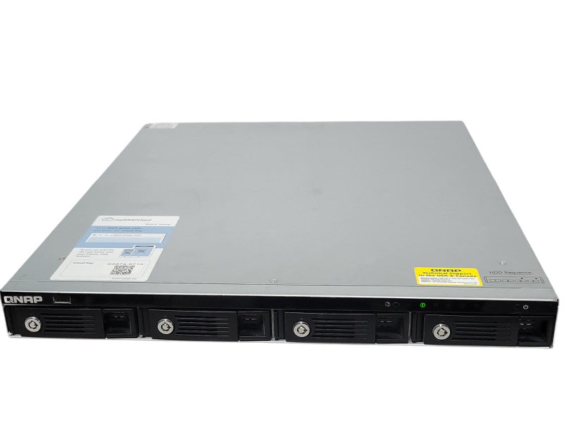 QNAP TS-431U 4-Bay NAS STORAGE SERVER 4x HDD Caddies, READ _