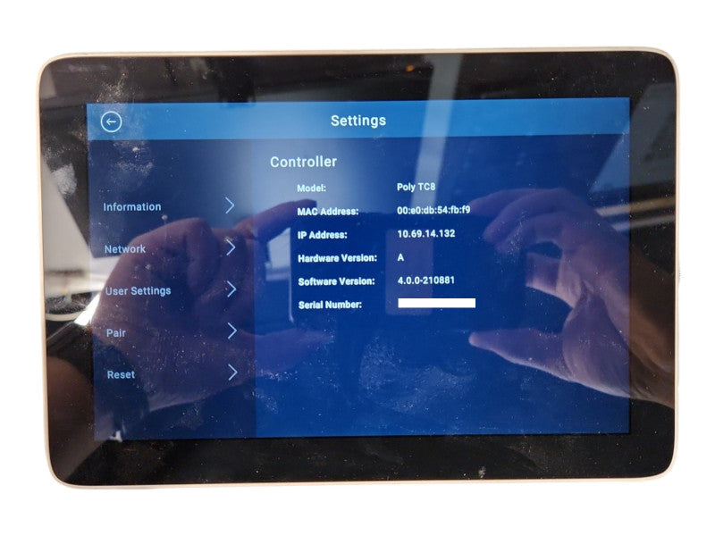 Polycom Poly TC8 P020 Touch Control 8" Touch Screen Display