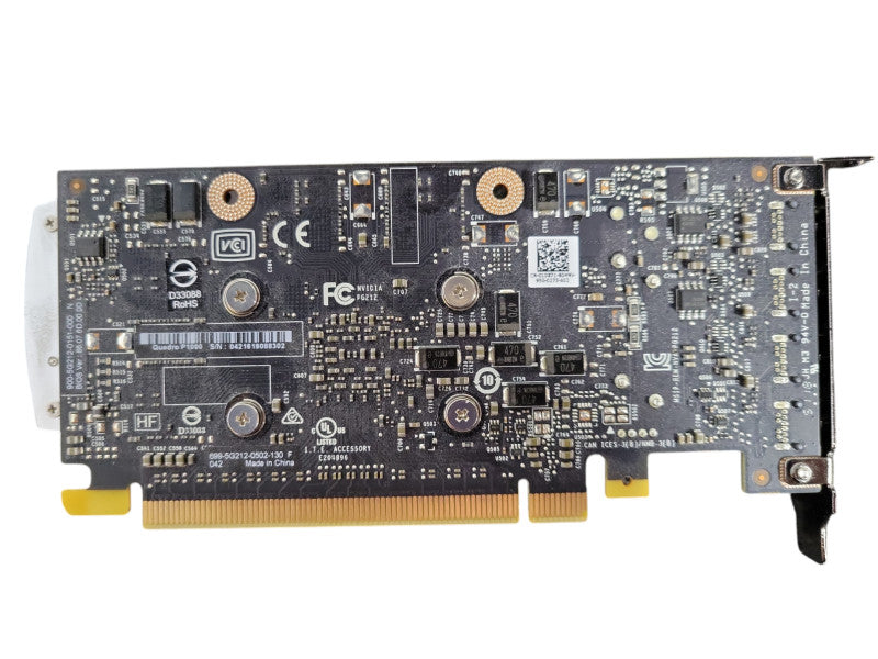 NVIDIA Quadro P1000, 4GB GDDR5 Low Profile Graphics Card, 4x MiniDP !