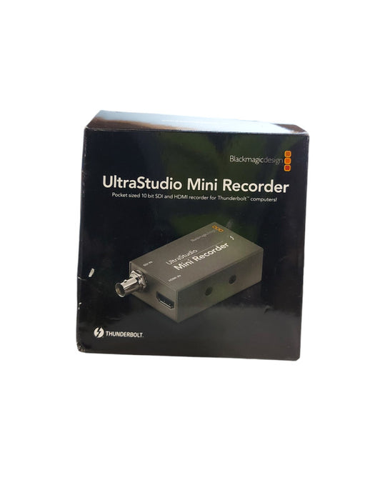 BlackMagic Design UltraStudio Mini Recorder HDMI Thunderbolt with cables