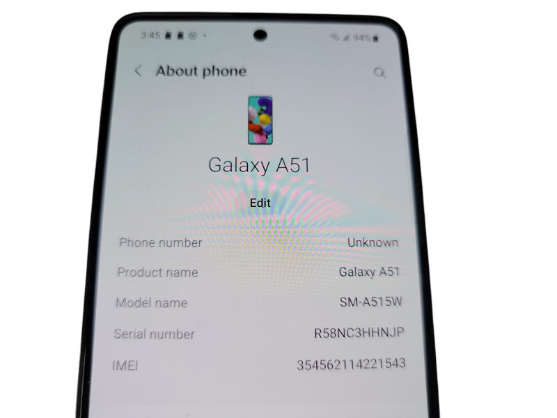 Samsung Galaxy A51 - 64GB - Iridescent [SM-A515W] (