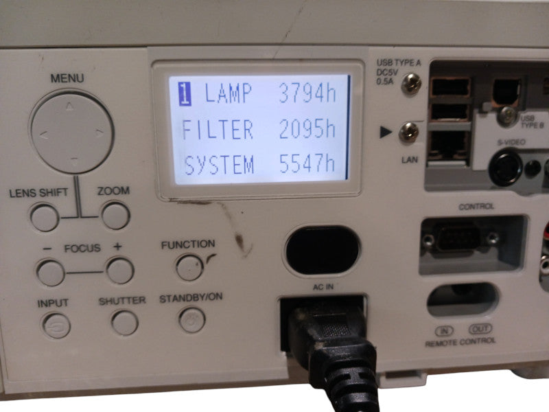 Christie LWU501i 1080p 3LCD 5000 Lumens Projector 3794 Lamp Hours