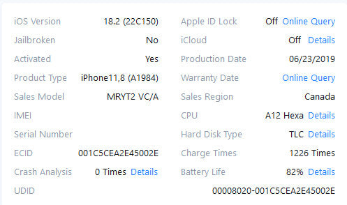 Apple iPhone XR - 64GB - White [A1984 | Read] (