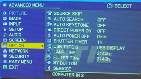 Christie LWU501i 1080p 3LCD 5000 Lumens Projector 2140 Lamp Hours