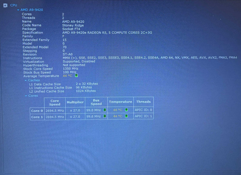 Acer Aspire 3 AMD A9 1.8GHz  Radeon R5 GPU 16GB RAM 256GB SSD  BudLap