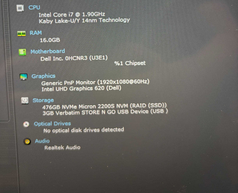 Dell Latitude 7400 2-in-1 TOUCH i7-8665U@1.9GHz 16GB RAM 512GB SSD  Lap200