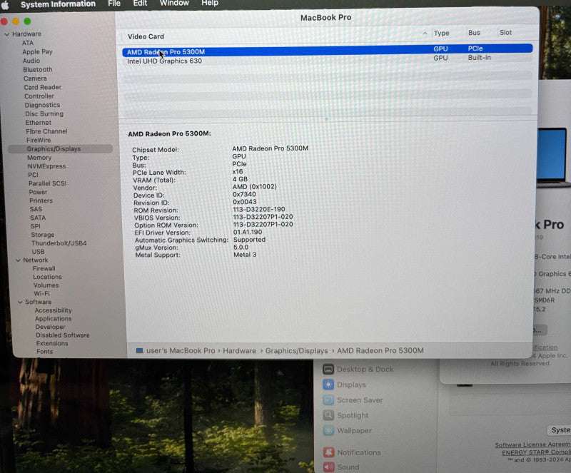 Apple MacBook Pro 16" 2019 i9-9980HK Radeon Pro 5300M 4GB GPU 32GB 1TB READ!