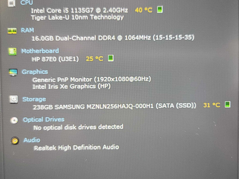 HP EliteBook 440 G8| i5-1135G7| 16GB DDR4| 256GB SSD  β Lap200