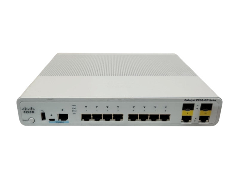 Cisco Catalyst 2960-CG WS-C2960CG-8TC-L, 8 Port Ethernet Network Switch