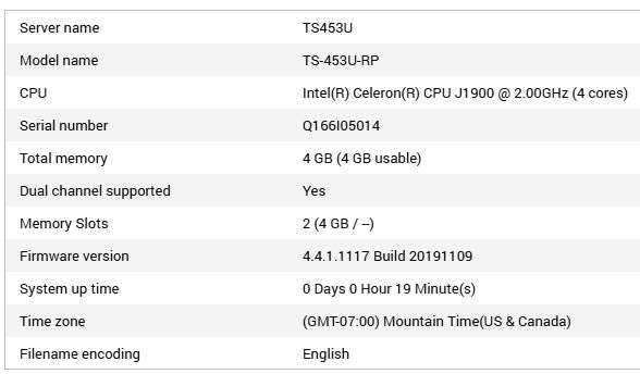 QNAP TS-453U-RP Bay Network Attached Storage, 4GB RAM, 16TB (4x 4TB) HDDs !