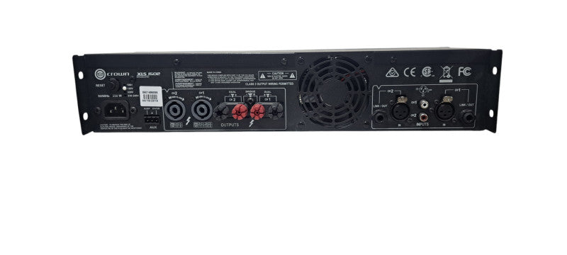 Crown Audio XLS 1502 Stereo 2-channel 525W Power Amplifier| READ