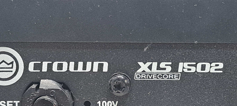 Crown Audio XLS 1502 Stereo 2-channel 525W Power Amplifier| READ