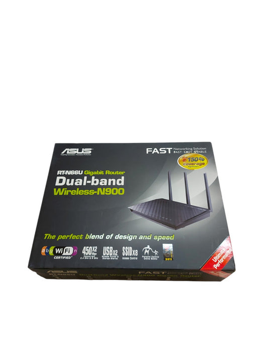 Asus RT-N66U Dual-Band Wireless N900 Gigabit Router - New OPEN BOX