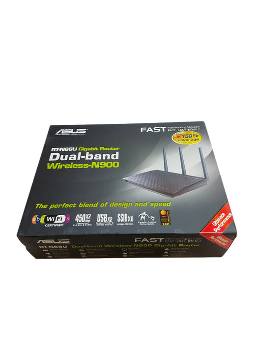 Asus RT-N66U Dual-Band Wireless N900 Gigabit Router - New OPEN BOX