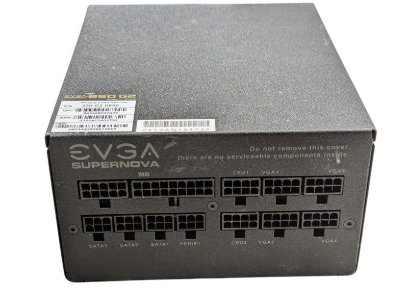 EVGA Supernova 850 G2 850W Gold Power Supply 220-G2-0850 -