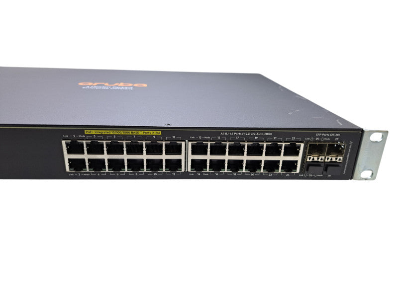HPE Aruba J9773A 2530-24G-PoE+ | 24 Port Gigabit PoE+ w/ 4x SFP Switch Q