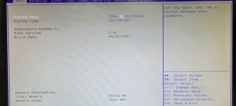 Supermicro X10DRU-i+ 1U, 2x Xeon E5-2603v3 1.6GHz, 64GB DDR4, 2x PSU _