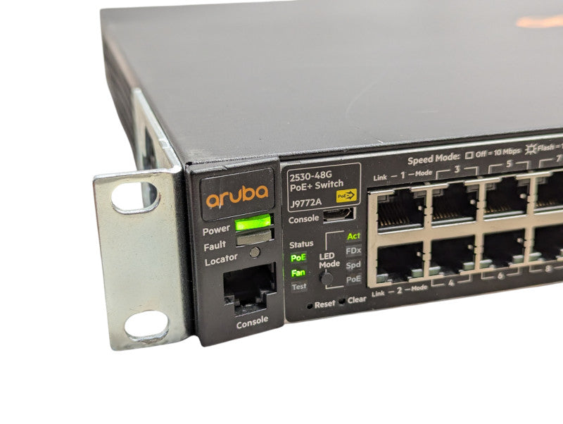 HPE Aruba 48 port gigabit PoE+ Switch 4x SFP J9772A 2530-48G Q-